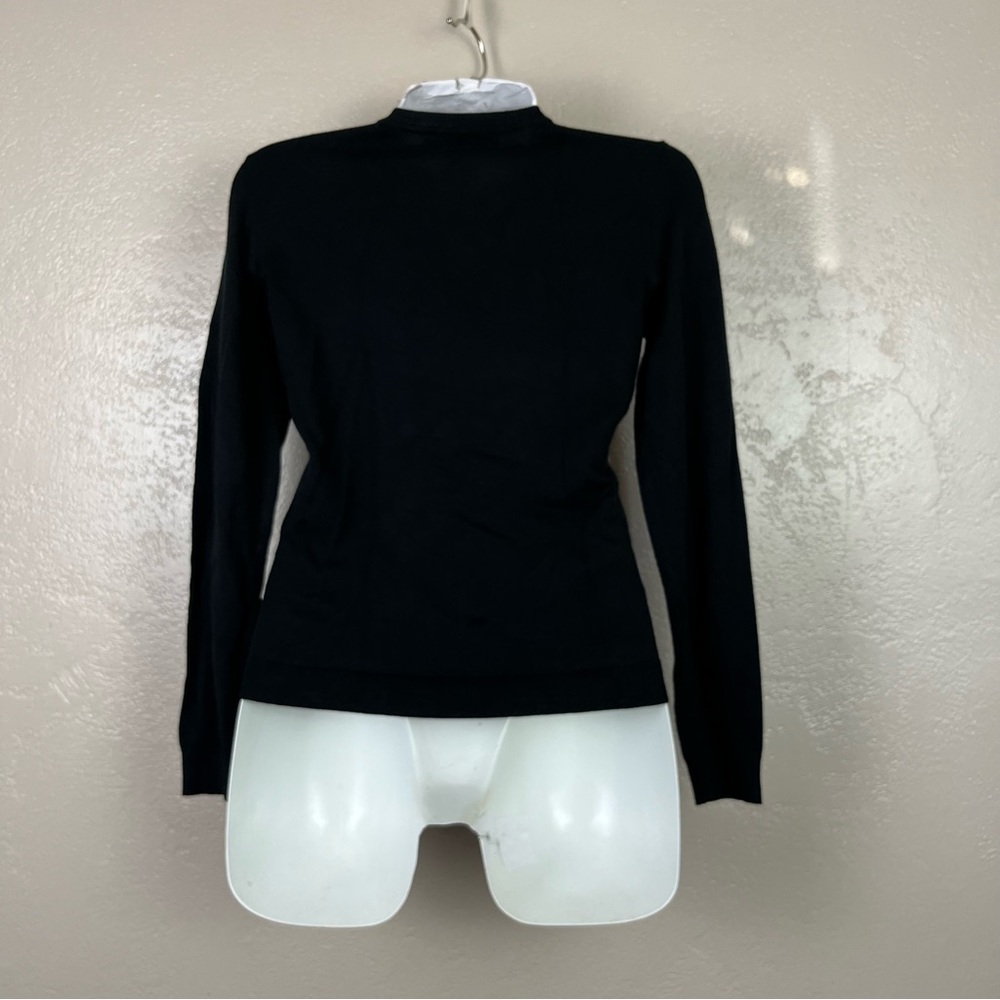 5 for $30 Preston &‎ York long sleeve black white sweater size small - Picture 8 of 16
